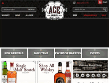 Tablet Screenshot of acespirits.com